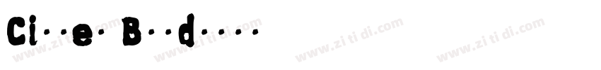 Cinze1 Bold字体转换